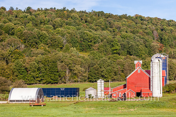 Photograph of Ce Car Farm at Bloomville in Delaware County, New York.