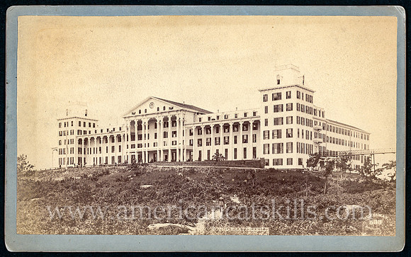 Vintage photograph of the Hotel Kaaterskill published by photographer Theodore Gubelman of Jersey City, New Jersey.