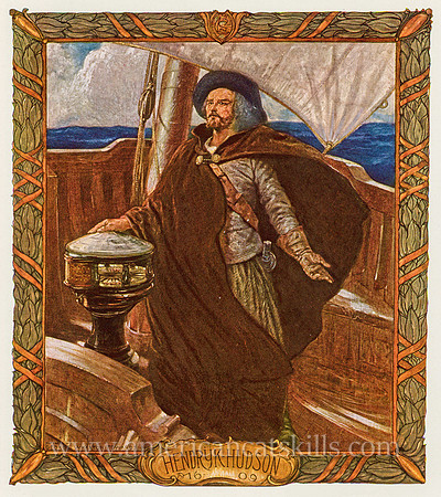 Hudson Aboard The Half Moon, by George Wharton Edwards