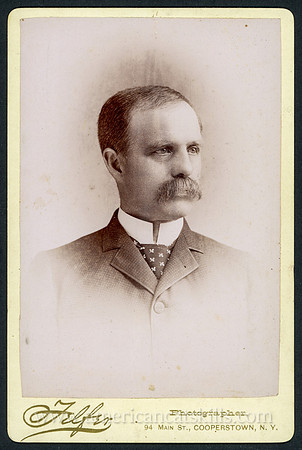 Portrait, Man in Suit, by Arthur J. Telfer, Cooperstown, New York
