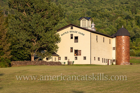 Photograph of the historic Maple Shade Farm in Delhi, New York.