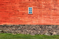 Photograph of the Kelly Round Barn in Halcottsville, New York.