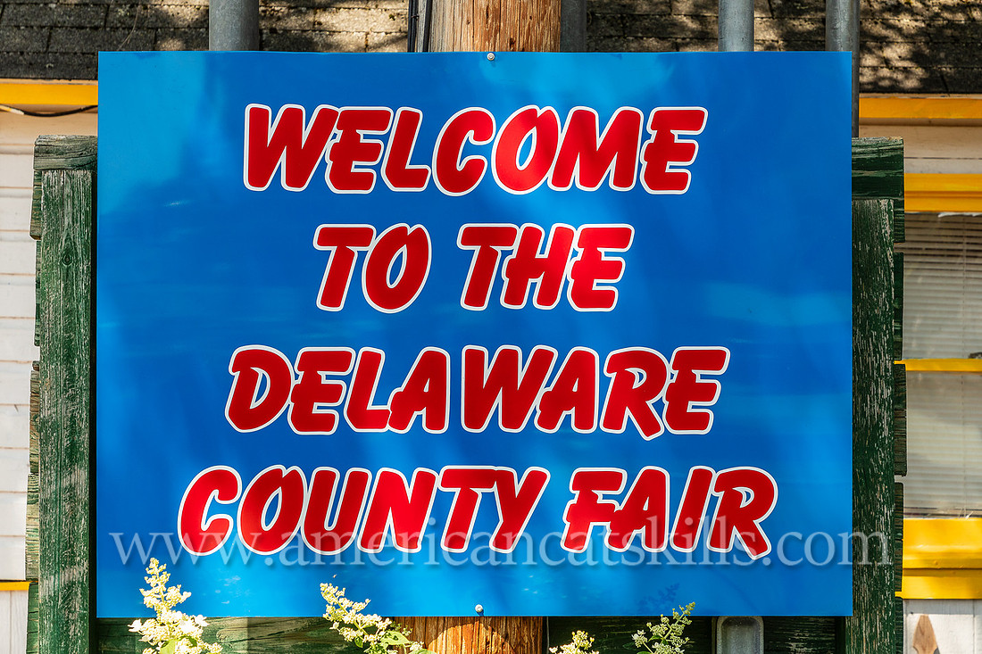 Photograph of the annual Delaware County Fair that that is held in Walton, New York.
