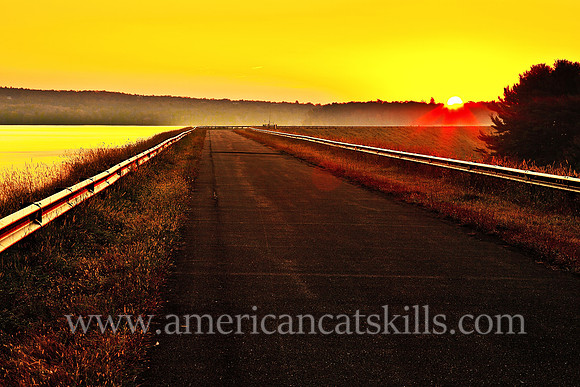 The Ashokan Reservoir supplies over 90% of the drinking water for New York City.
