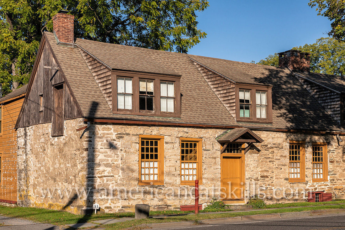 Photograph of the Ostrander-Elmendorf House in Hurley, New York.