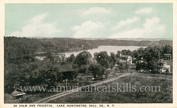 Calm and Peaceful, Lake Huntington, Sull. Co., N. Y.