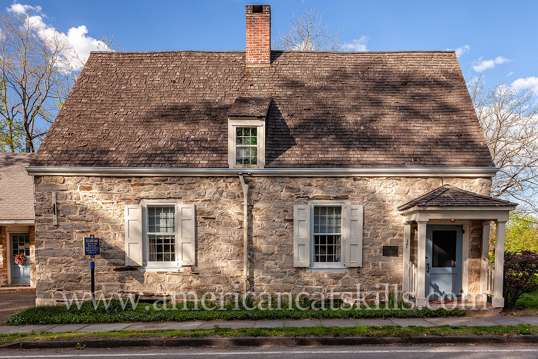 Photograph of the Old Guard House, or Spy House, in Hurley, New York.