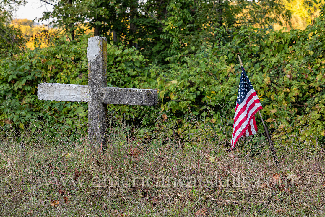 Photograph of the Old Hurley Burial Ground in Hurley, New York.