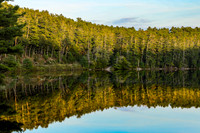 Photograph of the Mongaup Falls Reservoir in the southern Catskills.