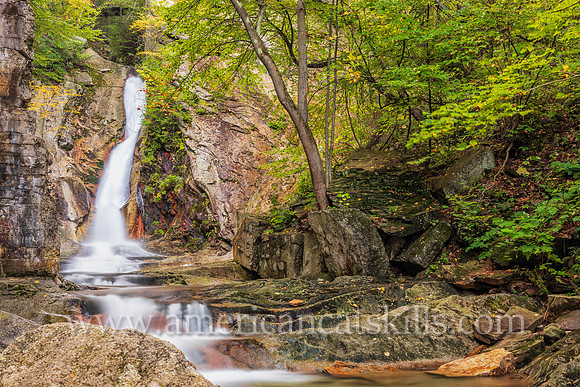 Photograph of Nevele Falls in Ellenville, New York.