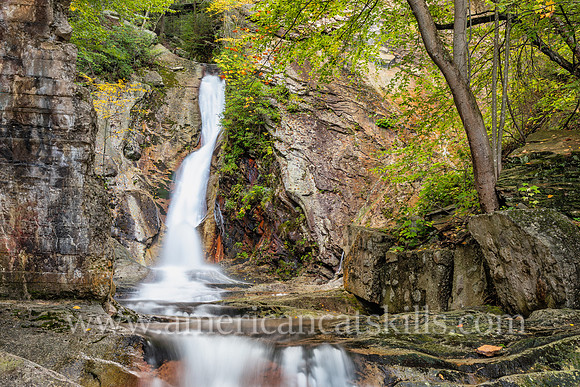 Photograph of Nevele Falls in Ellenville, New York.