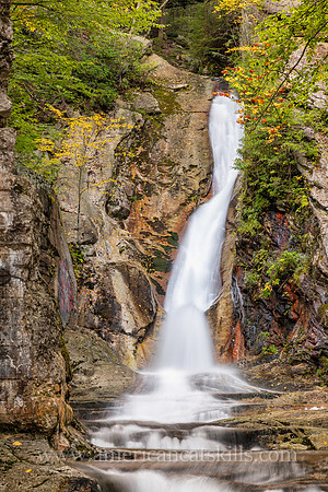 Photograph of Nevele Falls in Ellenville, New York.