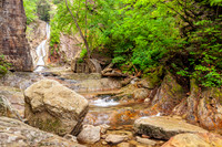 Photograph of Nevele Falls in Ellenville, New York.