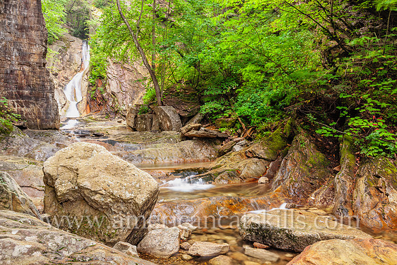 Photograph of Nevele Falls in Ellenville, New York.
