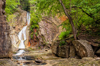 Photograph of Nevele Falls in Ellenville, New York.