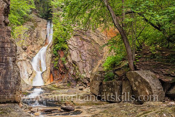 Photograph of Nevele Falls in Ellenville, New York.