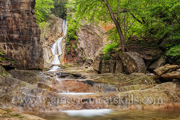 Photograph of Nevele Falls in Ellenville, New York.