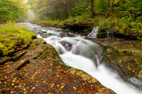 Photograph of the Rondout Creek in early autumn.