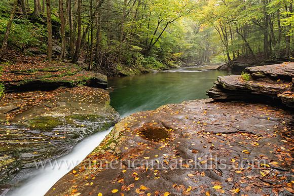Photograph of the Peekamoose Blue Hole in the Catskills.