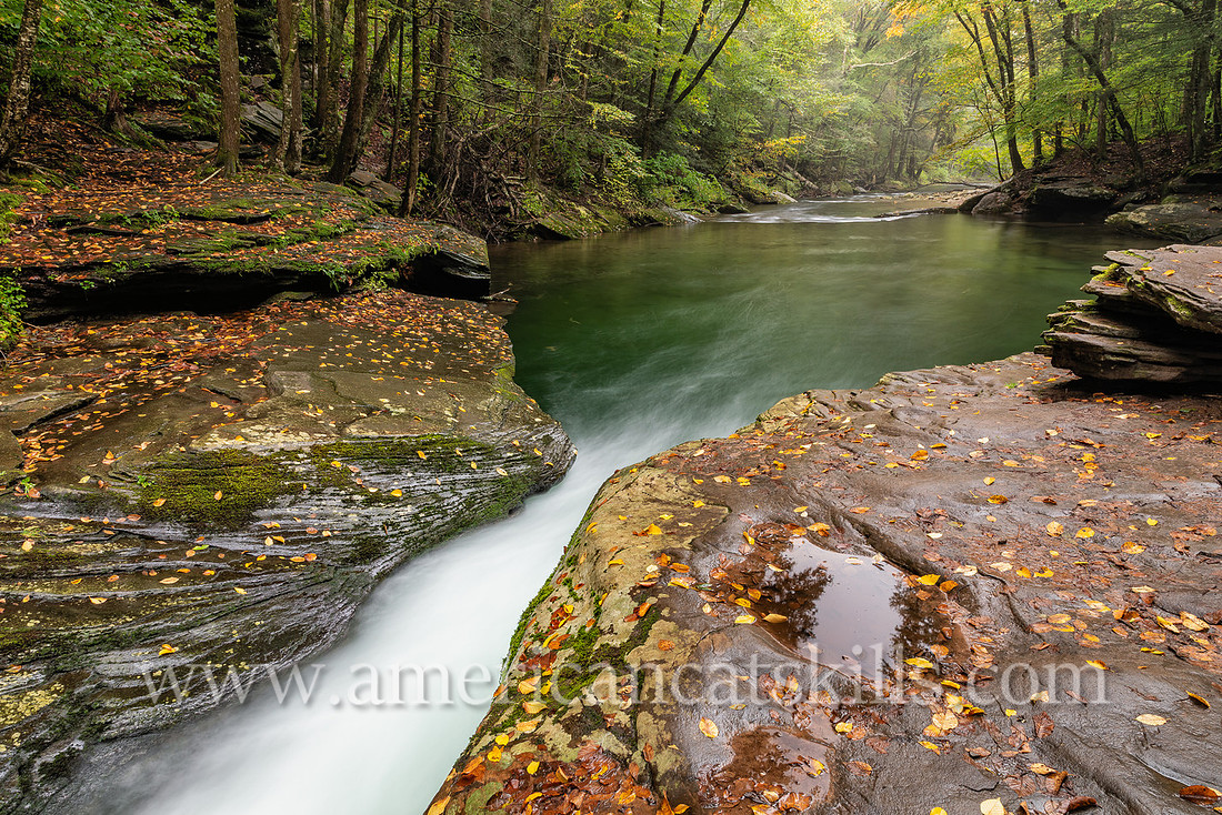 Photograph of the Peekamoose Blue Hole in the Catskills.