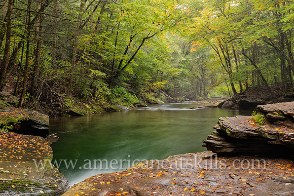 Photograph of the Peekamoose Blue Hole in the Catskills.