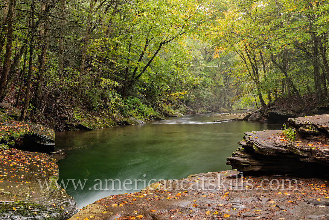 Photograph of the Peekamoose Blue Hole in the Catskills.