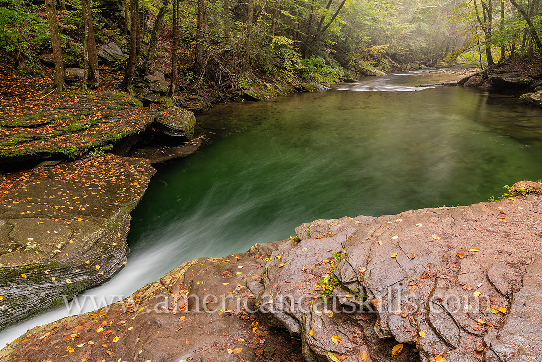 Photograph of the Peekamoose Blue Hole in the Catskills.