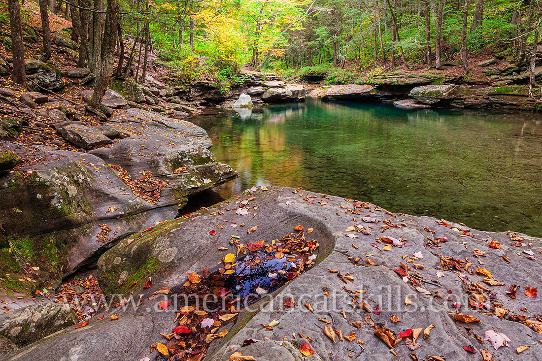 Photograph of the Peekamoose Blue Hole in the Catskills.