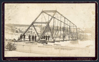 Photograph of a bridge at Callicoon, New York taken by photographer John G. Stenger of Callicoon, New York.