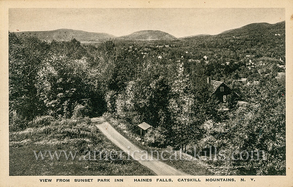 View From Sunset Park Inn, Haines Falls, Catskill Mountains, N.Y.
