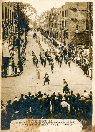 Rapid Hose Company, 250th Anniversary Founding of Kingston, May 30, 31, June 1, 1908