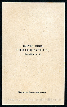 Burton Hine, Photographer, Franklin, New York