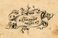 Logo, B. F. Gilbert, Delhi, NY