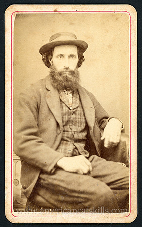 Portrait, Bearded Man, Seated