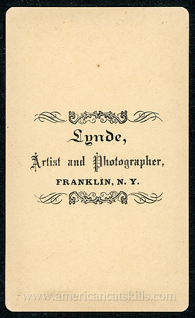 Lynde, Artist and Photographer, Franklin, New York