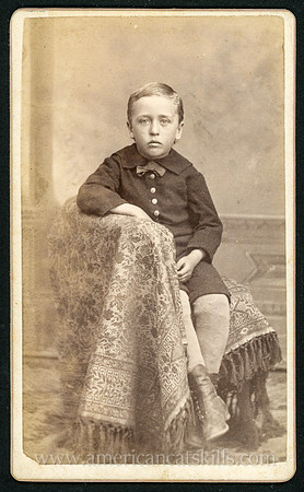 Portrait, Young Boy, Seated