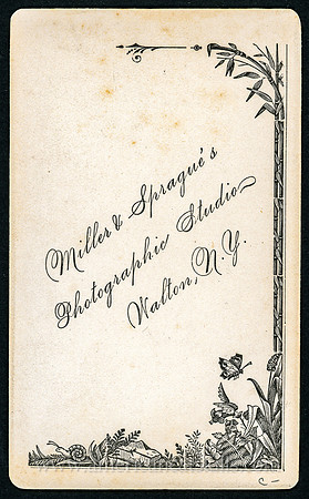 Miller & Sprague's Photographic Studio, Walton, New York