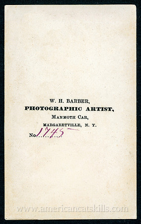 W. H. Barber, Photographic Artist, Mammoth Car, Margaretville, New York