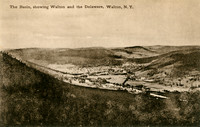 The Basin, showing Walton and the Delaware, Walton, N.Y.