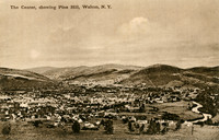 The Center, showing Pine Hill, Walton, N.Y.
