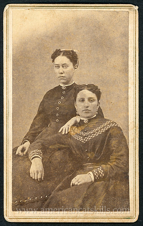 Portrait, Two Women, Seated