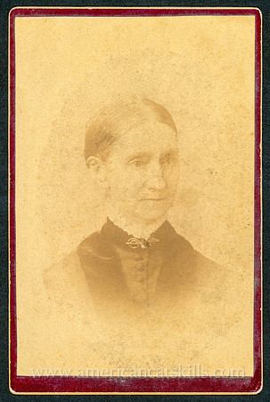Portrait of an old woman by photographer Townsend of Kingston, New York.