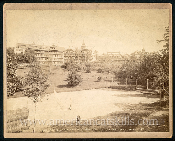 Photograph of the Mohonk Mountain House by photographer John Jacob Loeffler.