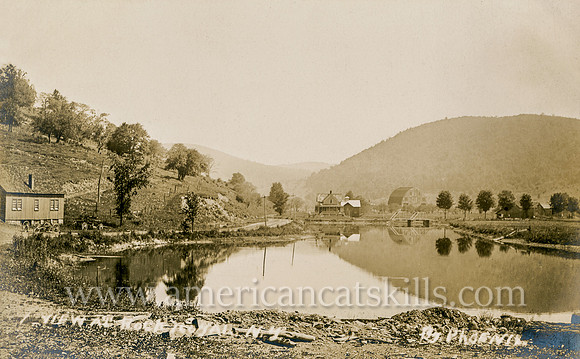 Vintage photograph titled "View at Rock Royal, N. Y." published by photographer Thomas Phoenix.
