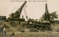 D. & H. Wreck, near Sidney, September 3, 1908 (5)