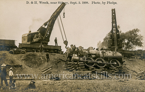 D. & H. Wreck, near Sidney, September 3, 1908 (5)