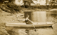 Man in Rowboat