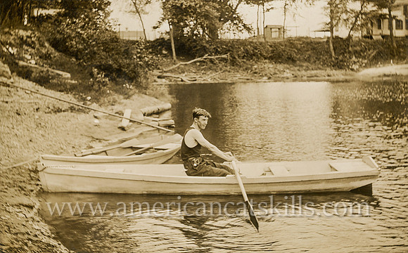Man in Rowboat