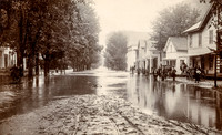 Looking Weest on Main Street During Flood of August 15, 1893, Windham, New York