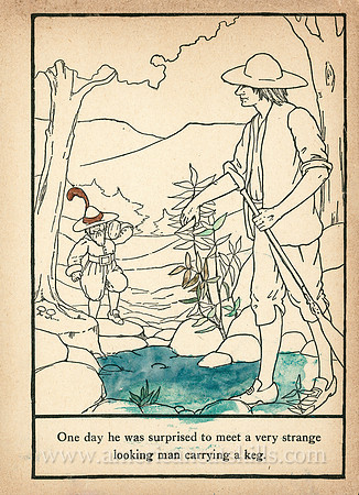 The Rip Van Winkle Painting Book published in 1918 by the Platt and Nourse Company of New York.